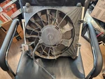 Tesla Model Right Condenser With Cooling Fan Shroud Complete 6008357-00-E Oem. Fixed Price $399.99.