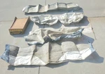 Nos Box Vintage 987421 Charcoal/white Seat Covers Chevy Door Sedan 1956. Fixed Price $130.00.