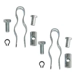 Heater Cable Clamps, Pair For Vw Type Bug 1949-79 And 2 Bus 1950-79. Fixed Price $15.95.