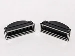 2) Standard Series Vintage Air Louver Vents For 2.5 Hose 4.75" 49057-VUL Display. Fixed Price $17.10.