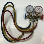 Robinair Side-wheel Manifold Gauge Set With Hoses 40153 W/original Box Working. Fixed Price $30.00.