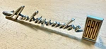1963 Amc Ambassador 880 Glove Box Emblem American Motors 1960S "nos" ???. Fixed Price $30.00.