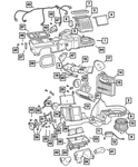 Genuine Mopar Heater And Damper Control Link 5134347AA. Fixed Price $113.42.