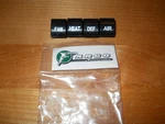 '59-'60 Chevy Passenger Car Deluxe Heater Knob Set. Fixed Price $25.59.