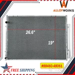 Ac Condenser W/drier Fit 2006-07 Toyota Highlander; 2006-08 Lexus RX400H 3.3L.. Fixed Price $89.00.
