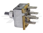 Indak 3 Speed Blower Switch Flat Shaft 5 Terminal 6:00 Off Position. Fixed Price $23.62.