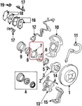( ) Genuine Gm 94846349 Front Axle Bearing Snap 1989-2002 Prizm. Fixed Price $12.87.