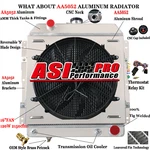 3ROW Radiator+shroud Fan Kit Fit 1958 Chevy Bel Air 283 Auto Trans Vintage 3.7L. Fixed Price $259.00.