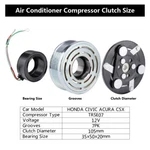 Hvac Compressor Clutch Kit For Honda Civic 2006 2007 2008 2009 2010 2011 1.8L. Fixed Price $44.57.