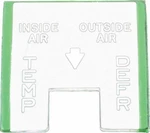 1955-56 Chevy Bel Air 150 210 Nomad; Heater Control Lens; Made In The Usa. Fixed Price $30.99.