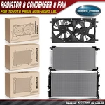 Radiator & Ac Condenser Dual Cooling Fan Kit For Toyota Prius 2016-2021 1.8L. Fixed Price $292.89.
