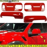 2015-2020 Ford F-150 Std/ext Door Handles+bowl Covers W/o Smtkeyhole Pq Race Red. Fixed Price $67.35.