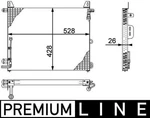 Mahle Ac Condenser For Mercedes R107 W107 80-89 1078301770. Fixed Price $391.04.