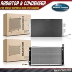 Radiator & Ac Condenser Cooling Kit For Chevrolet Express 1500 Gmc Savana. Fixed Price $236.89.