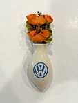 Vw Volkswagen Vintage Dash Ceramic Flower Vase Bug Porsche Beetle Bus Type 3. Fixed Price $69.95.