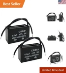 450V 6 Dual Run Capacitor Ceiling Fan Motor - Long Life Performance. Fixed Price $14.39.
