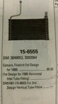 New Nos Uac EV6555PFC Evaporator Core 15-6555 3092064 Camaro Firebird 1982-1988. Fixed Price $275.00.