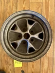 14' Ford Mustang 1965-66 Rally Gt Steel Wheel X. Fixed Price $150.00.
