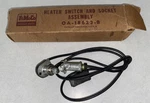 Nos 1950'S Ford Fomoco Heater Switch & Assembly Socket Part # OA-18623-B. Fixed Price $24.99.