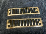 (2) 1955 Cadillac Rear Grill Chrome For The Seat Outlet PN#4124089. Fixed Price $59.99.