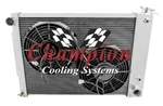 1967 - 1969 Chevrolet Camaro Big Block Champion 2 Row Radiator/dual 10IN Fans. Fixed Price $389.45.