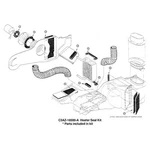 1963-1964 Ford & Mercury Car Heater Seal Kit C3AZ-18500-A. Fixed Price $34.95.