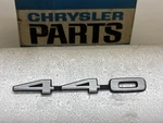 Nos Mopar 440 Engine Callout Emblem For Gtx 69-70 Coronet And 70-1 Fury. Fixed Price $65.00.