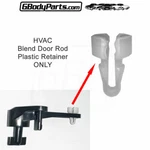 1984-89 Corvette Hvac Heater A/c Blend Door Pivot Lever Rod Retainer Gm #1224062. Fixed Price $15.00.