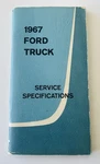 1967 Ford Truck Service Specifications Manual Oem Dealer Shop Booklet. Fixed Price $23.47.