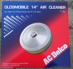 Nos Gm Ac Delco 141-301 14" Chrome Oldsmobile Air Cleaner Assy For 4-BBL. Carbs.. Fixed Price $179.95.
