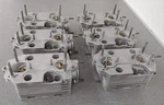Set Of Modified Original Porsche 901 911 Bare Cylinder Heads K1819D 1968-69. Fixed Price $1350.00.