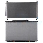 Aluminum Radiator & Ac Air Conditioner Condenser Kit For 2005-2010 Honda Odyssey. Fixed Price $116.45.