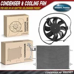 Ac Condenser & Cooling Fan Assembly Kit For Audi A4 Quattro Volkswagen Passat. Fixed Price $138.19.