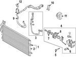 Genuine Hyundai Condenser Assembly 97606-Q5700. Fixed Price $517.58.