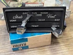 1971 72 73 Dodge Plymouth Body Mopar Nos Dash Strato Vent Heater Controls. Fixed Price $135.00.