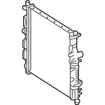 New Genuine Mercedes-benz Radiator 2515000603 / 251-500-06-03 Oem. Fixed Price $524.62.