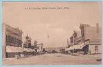 United States 1909 Post Card - Cannon Falls Minnesota Street Scene N955. Fixed Price $25.00.