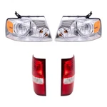 For 2004-2008 F-150 Headlights W/chrome Bezel & Styleside Tail Pc Set. Fixed Price $125.30.