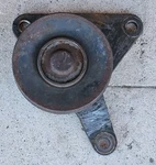 1970 Ford 428 Mustang Cougar A/c Air Conditioning Idler Pulley Bracket D0AZ 8678. Fixed Price $100.00.