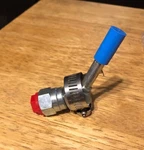 A7401 Everco Compressor Hose Fitting 45 Degree Elbow 3/8 To 5/16 Id. Fixed Price $9.95.
