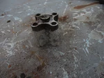 1957 Cadillac Cooling Fan Spacer And Attaching Bolts For 4 Blade Non Car. Fixed Price $45.00.