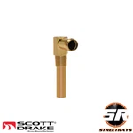 Scott Drake C6AZ-18599-B Gold Zinc Heater Hose Elbow Fits 64-73 Ford Mustang. Fixed Price $29.00.