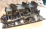 1967 Corvette Tri Power Holley 3660 3659 Carburetor 427 435 Hp Gm 3894374 Intake. Fixed Price $5999.99.