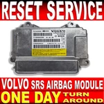 Volvo Srs Airbag Control Module *reset Repair Service*. Fixed Price $59.99.