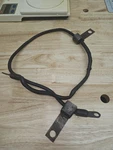 Used Ford C5ZF-14431-A 1964 65 Mustang 289 V8 Starter Cable With Brackets. Fixed Price $38.00.