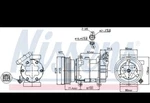 Compressor, Air Conditioning For Mercedes-benz Nissan Renault Nissens 89332. Fixed Price $220.88.