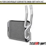 Aluminum Hvac Heater Core For Chevrolet Corvette 1968-1977 With Front Right. Fixed Price $42.69.