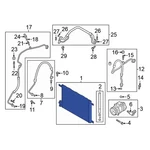 For Volkswagen Jetta 2019-2026 5QM816411E A/c Condenser. Fixed Price $272.42.