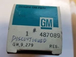 Oem Gm 487089 Blower Motor Resistor Pontiac Buick 1971 - 72 W/. Fixed Price $154.95.