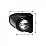 Vintage Air Round Kick Panel Vent Chrome Face W/black Housing 2.5" Hose Each. Fixed Price $24.99.